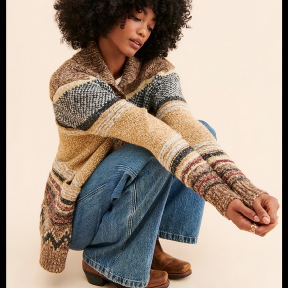 Anthropology X The Normal Brand Carmy Heritage Cardigan - Picture 3 of 6
